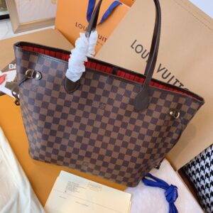 Louis Vuitton NeverFull Damier Ebene Handbag