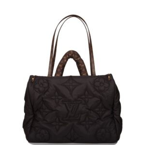 Louis Vuitton Onthego Gm Monogram Pillow Puffer Black Handbag