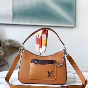 Louis Vuitton Marelle Epi Brown Leather Handbag