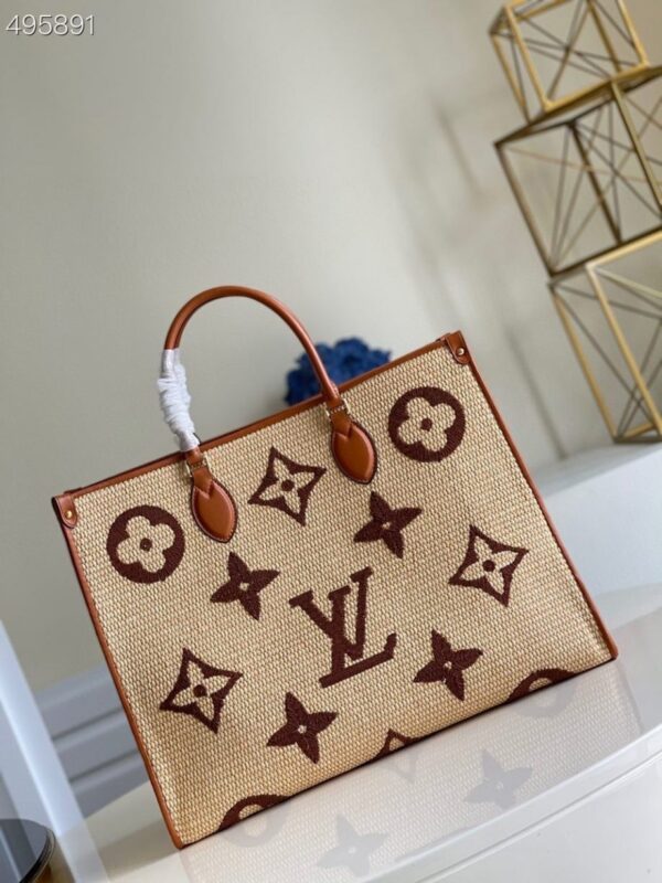 Louis Vuitton OnTheGo Empreinte Brown Women Handbag
