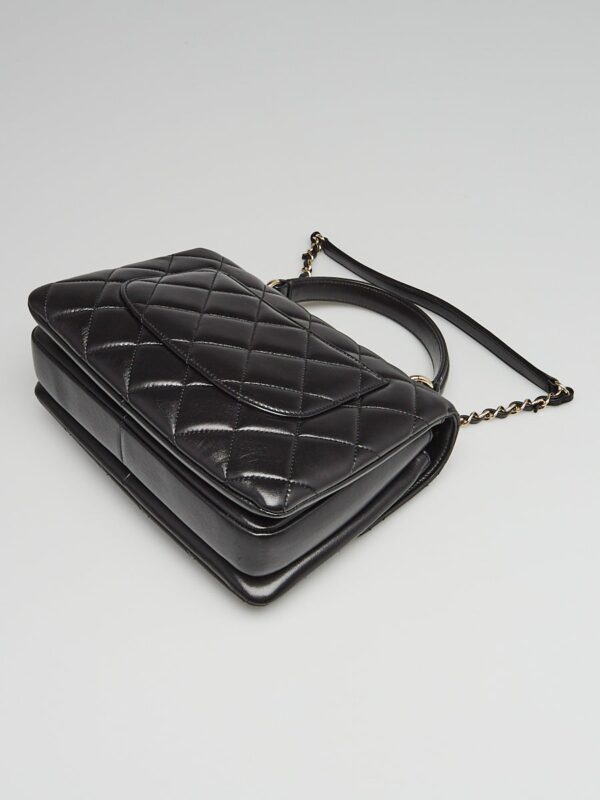 CHANEL Black Small Trendy CC Flap Bag - Image 4