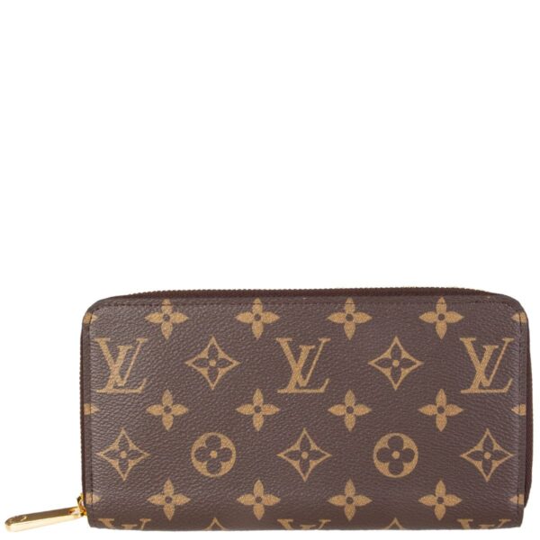 Louis Vuitton Zippy Monogram Leather Wallet