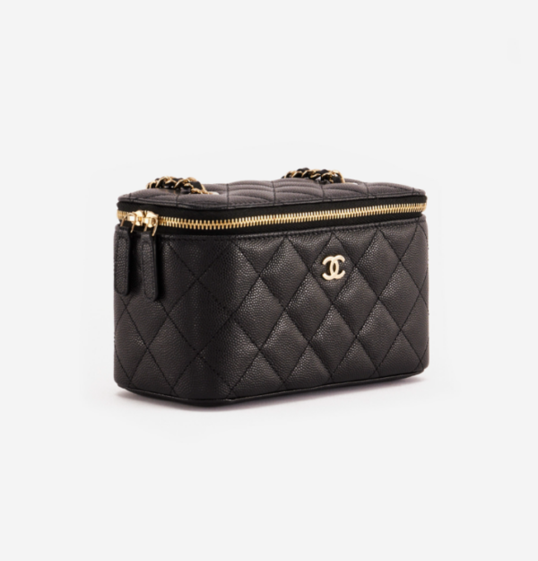 Chanel Vanity Small Caviar Black - Image 2