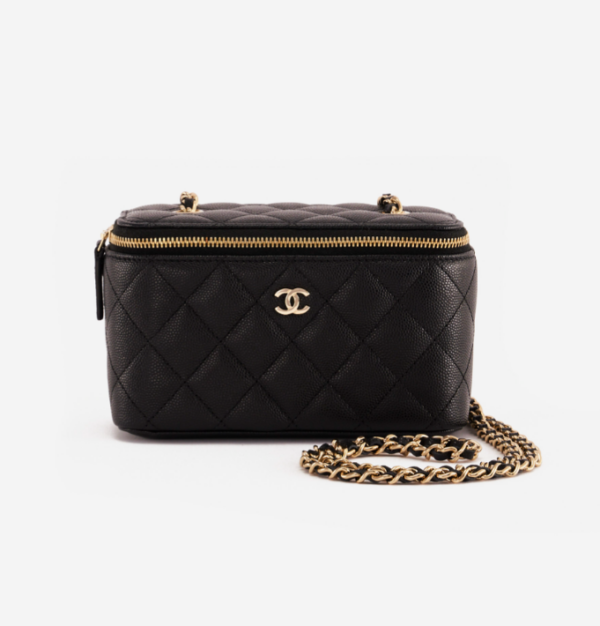 Chanel Vanity Small Caviar Black