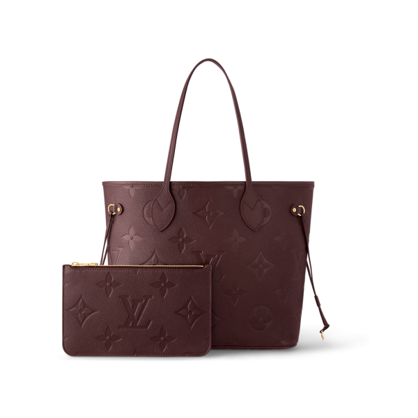 Neverfull Monogram Empreinte Wine