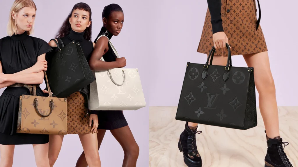 Louis Vuitton on The Go Tote Bags